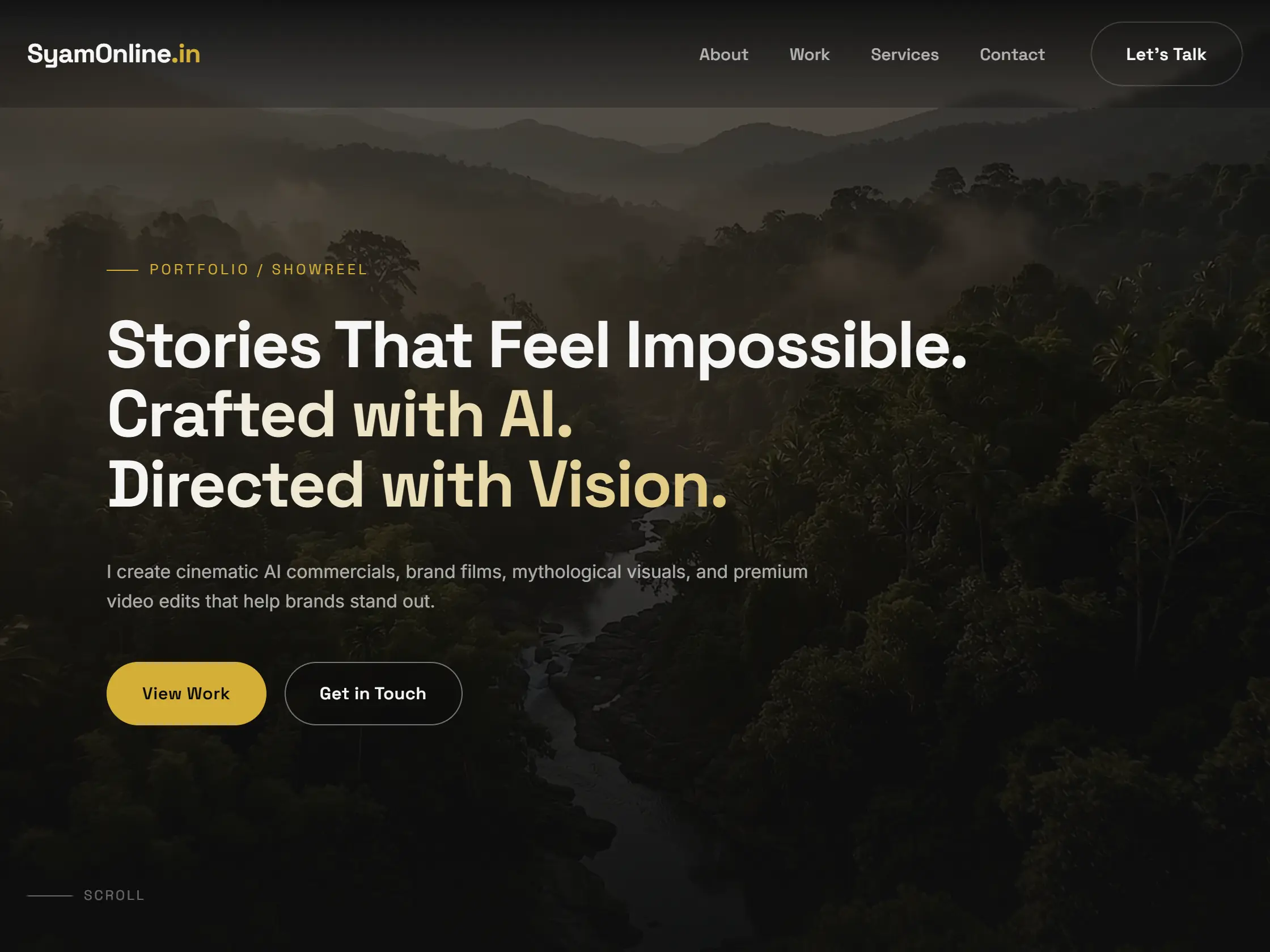 SyamOnline.in — homepage design by UXStudio